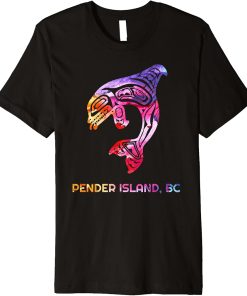 Tribal Pender Island OR Orca Killer Whale Native American Premium T-Shirt