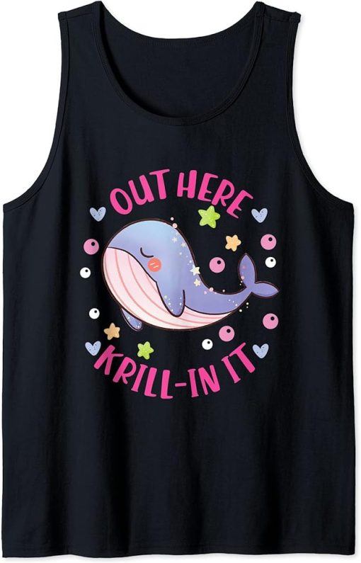 Whale: Out Here Krill-in It Tank Top